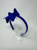 4 Inch Bow Alice Band - Cobalt