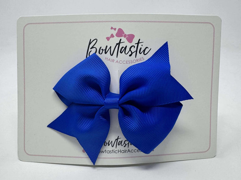 3.5 Inch Flat Bow - Electric Blue