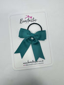 2.75 Inch Tail Bow Thin Elastic - Jade Green