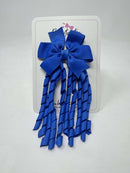 3 Inch Pinwheel Corker Bow - Royal Blue