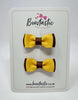 1.75 Inch Bow - Yellow Gold & Turftan - 2 Pack