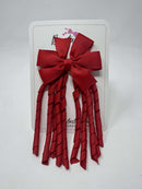 3 Inch Pinwheel Corker Bow - Red