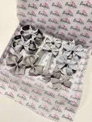 Surprise School Bundle - Matching Pairs - Silver & Grey Gingham