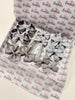 Surprise School Bundle - Matching Pairs - Silver & Grey Gingham
