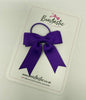 2.75 Inch Tail Bow Thin Elastic - Purple
