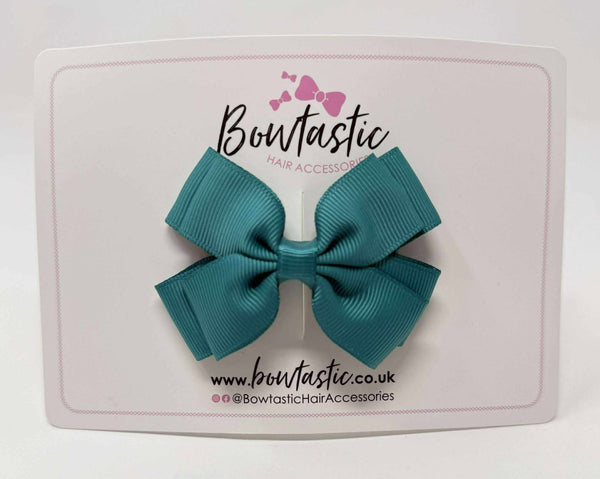 3 Inch Layer Butterfly Bow - Jade Green