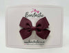 3 Inch Layer Butterfly Bow - Burgundy