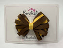 3.5 Inch Loop Bow - Turftan & Yellow Gold