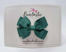 3 Inch Layer Butterfly Bow - Hunter Green