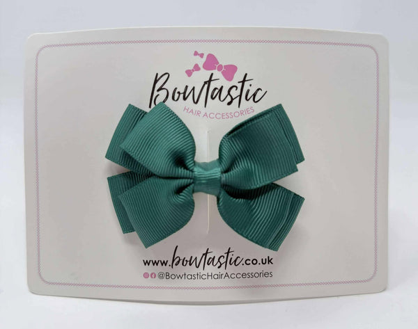 3 Inch Layer Butterfly Bow - Hunter Green