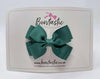 3 Inch Layer Butterfly Bow - Hunter Green