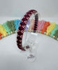 Alice Band - Burgundy & Burgundy Gingham