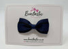 3 Inch 3 Layer Tuxedo Bow - Navy & Black
