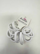 Hair Bobbles - 10 Pack - White