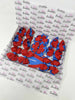 School Bundle - 5 Matching Pairs - Royal Blue & Red - Clips
