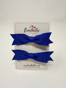 2.5 Inch Layer Tuxedo Bow - Cobalt - 2 Pack