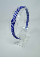 Alice Band - Royal Blue Gingham