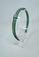 Alice Band - Green Gingham