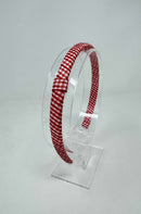 Alice Band - Red Gingham