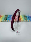 Interchangeable Alice Band - Burgundy