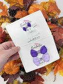 Novelty Ghost Purple - 2 x Free Matching Bows Included