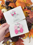 Novelty Ghost Pink - 2 x Free Matching Bows Included