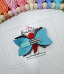 3.5 Inch Glitter Bow - Mermaid