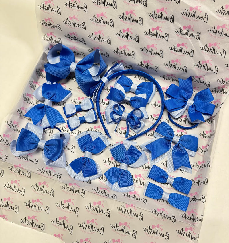 End of Line School Bundle - 15 Items - Royal Blue & Bluebell