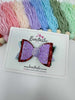 3.5 Inch Glitter Bow - Sea Shell