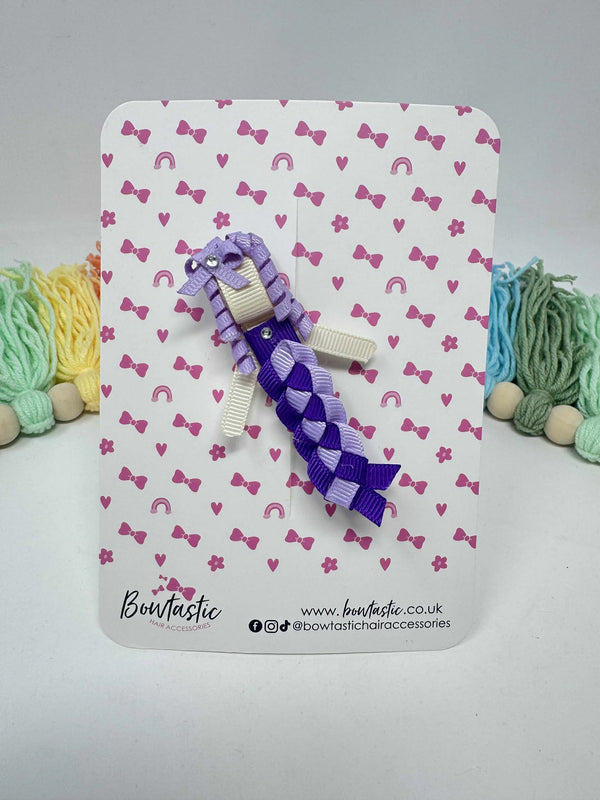 Novelty Bow - Mermaid - Purple & Lt Orchid