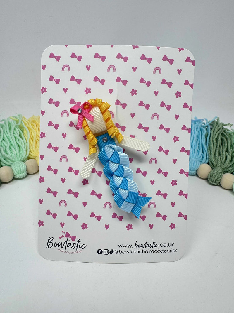 Novelty Bow - Mermaid - Blues