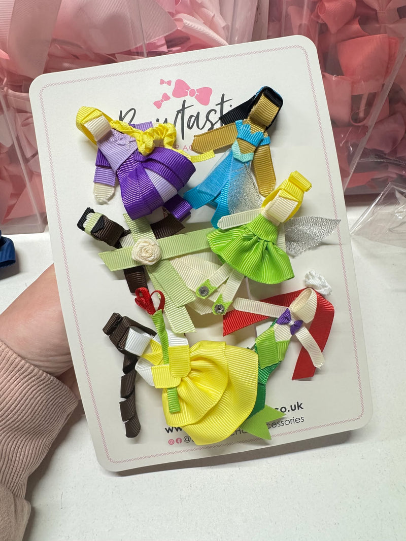 Novelty Bow Set x 6