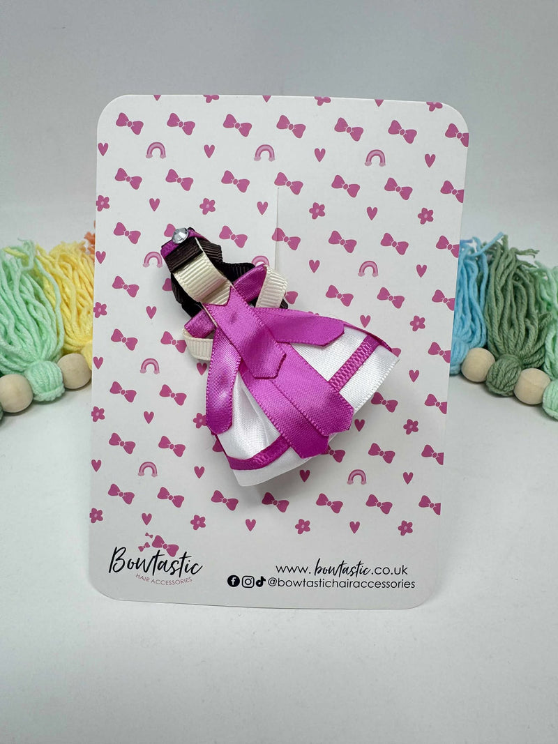 Novelty Bow - Princess - Garden Rose