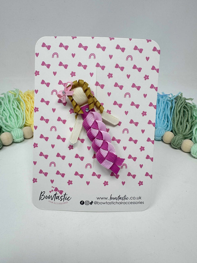 Novelty Bow - Mermaid - Tulip & Garden Rose