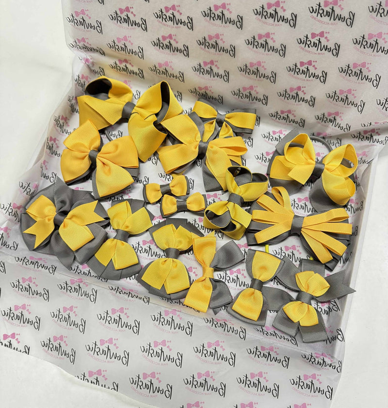 End of Line School Bundle - 15 Items - Yellow Gold & Metal Grey