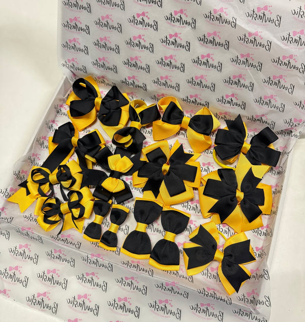 End of Line School Bundle - 15 Items - Black & Yellow Gold