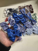 Surprise Bundle - Matching Pairs - Small Bow/Bobbles Pairs - 10 Pack - Royal Blue
