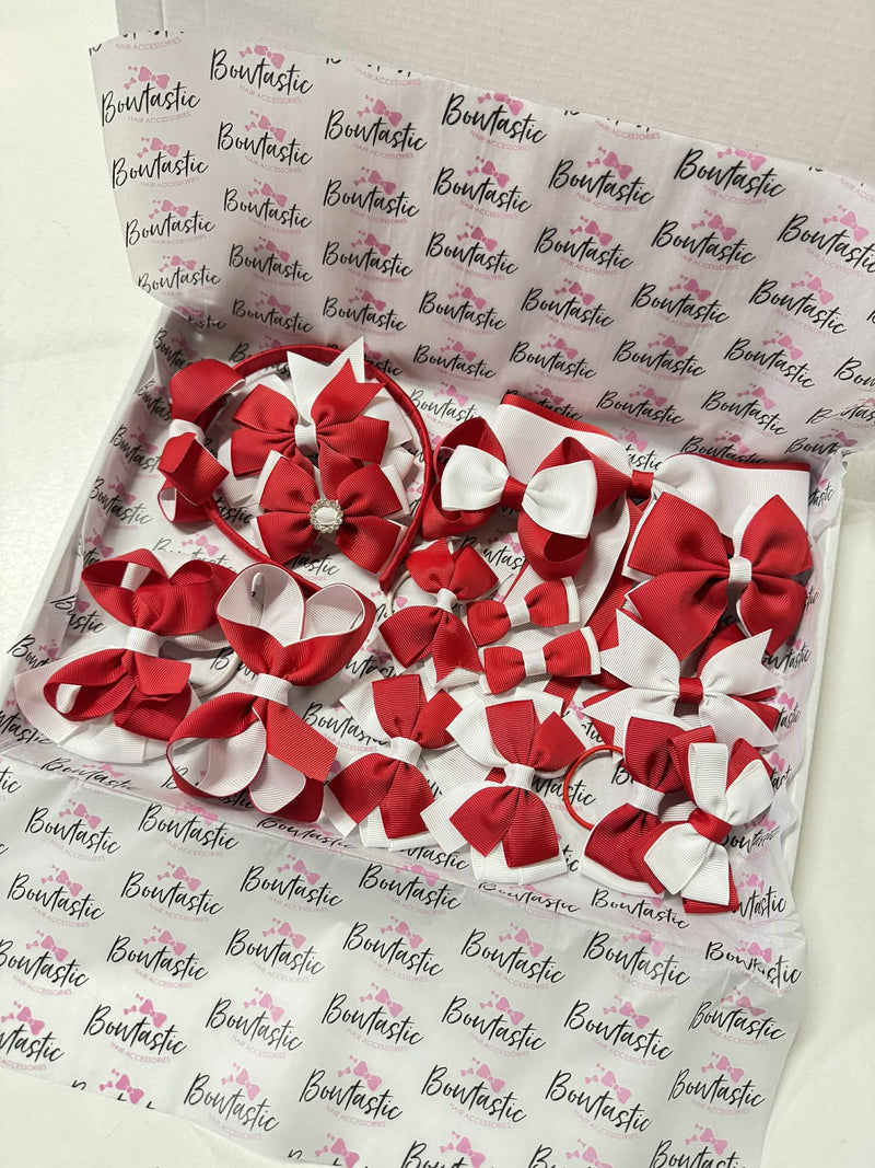 End of Line School Bundle - 15 Items - Red & White