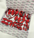 End of Line School Bundle - 15 Items - Red & Metal Grey