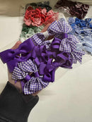 Surprise Bundle - Matching Pairs - Small Bow/Bobbles Pairs - 10 Pack - Purple