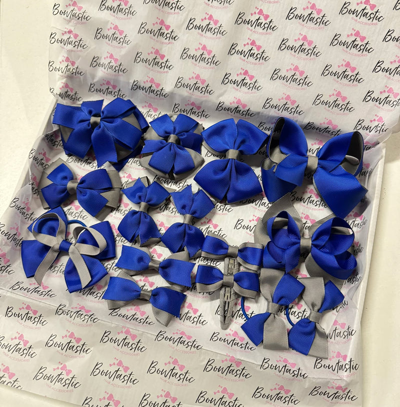 End of Line School Bundle - 15 Items - Cobalt & Metal Grey