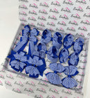 School Bundle - 5 Matching Pairs - Cobalt & Royal Blue Gingham