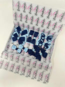 School Bundle - 10 Items - Matching Pairs - Navy & Blue Topaz - Clips