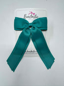 4.5 Inch Tail Bow - Jade Green