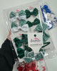Surprise Bundle - Matching Pairs - Small Bow/Bobbles Pairs - 10 Pack - Green