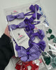 Surprise Bundle - Matching Pairs - Small Bow/Bobbles Pairs - 10 Pack - Purple