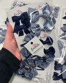 Surprise Bundle - Matching Pairs - Small Bow/Bobbles Pairs - 10 Pack - Navy