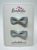 1.75 Inch Bow - Light Silver - 2 Pack