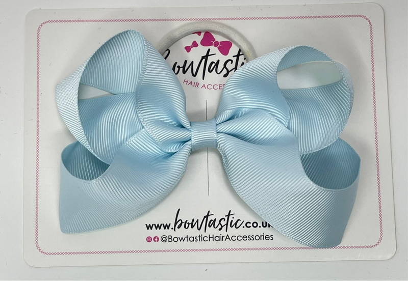 4.5 Inch Bow Bobble - Blue Vapor