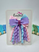 3 Inch Bow Corker - Light Blue, Light Orchid & Powder Pink
